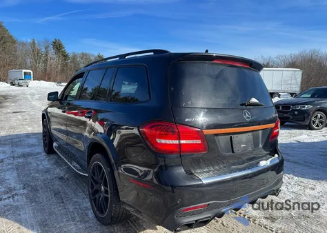 2017 Mercedes-Benz Gls 63 Amg 4Matic z USA, uszkodzony, nr VIN 4JGDF7FE7HA897346